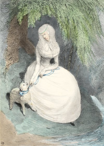Un Estudio para Maria de Sterne, 1833 de English School
